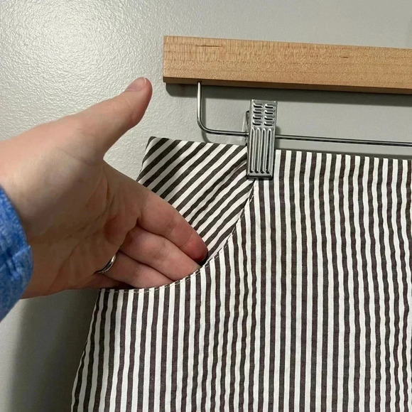 Brooks Brothers Striped Pencil Skirt - Picture 4 of 11